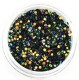 Пайетки для креативного дизайна круглые (1,2мм) (черный)