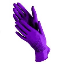 MediOk Перчатки одноразовые нитриловые Фиолетовые, размер L (100 шт)