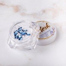 Blesk, Стразы фигурные "Ромб", цвет голубой 4*6 мм (10 шт)