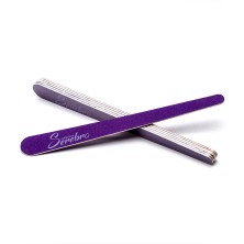 Serebro, Набор пилок для натуральных ногтей тонкая, цвет фиолетовый, 5 шт
