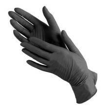 MediOk Перчатки одноразовые нитриловые Черные, размер L (100 шт)