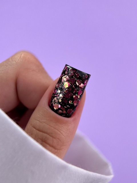 WinLac, Гель-лак "Glitter boom" №02, 3 мл