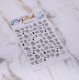 Blesk, Наклейки для дизайна ногтей №150