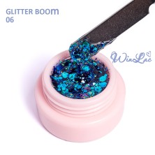WinLac, Гель-лак "Glitter boom" №06, 3 мл