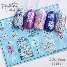 Fashion Nails Слайдер-дизайн 3D Crystal (18)