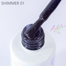 HIT gel, Гель-лак "Shimmer" №01, 9 мл