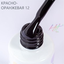 Гель-лак Red №12 Black ТМ "HIT gel", 9 мл