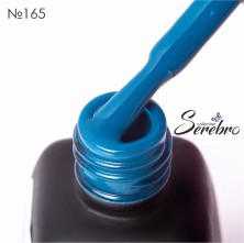 Serebro, Гель-лак №165 "Туманный синий", 11 мл