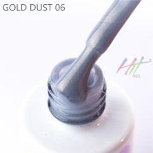 HIT gel, Гель-лак "Gold dust" №06, 9 мл