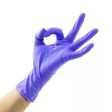Перчатки одноразовые нитриловые MediOk Сиреневые, размер M (100 шт)