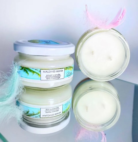 SMart Умная свеча для ухода за кожей, 100 мл. Мальдивы