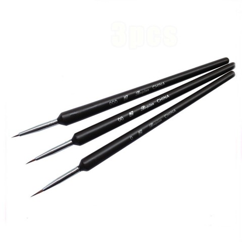 набор кистей для прорис.черные