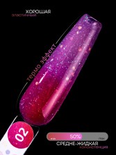 HIT gel, Гель-лак "Термо блеск/Thermo shine" №02, 9 мл