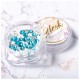 Blesk, Стразы стеклянные №10, цвет голубой SS8-SS16 (40 шт)