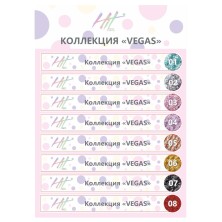 Hit gel, Наклейки на типсы Коллекция "Vegas"