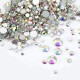Стразы стекло (Голография АВ) - полный аналог SWAROVSKI ELEMENTS, разноразмерные (упаковка 380 шт.)