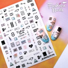 Fashion Nails Наклейка для ногтей Sticker 17