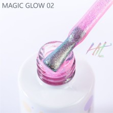 HIT gel, Гель-лак "Magic glow" №02, 9 мл