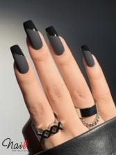 Nailiss, Гель-краска, цвет черный, 5 мл