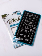 Blesk, Пластина для стемпинга №028, 6*12 см