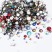 Стразы стекло аналог SWAROVSKI ELEMENTS. Микс размеров от SS4 до SS16 примерное количество 1300 штук (№17)