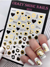 Crazy Shine Nails Слайдер-дизайн сердца