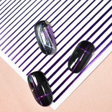 Объемная гибкая лента для дизайна разной толщины (фиолетовый)