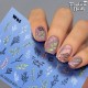 Fashion Nails Слайдер-дизайн белый W065