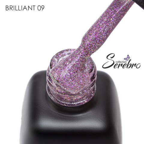 Serebro, Гель-лак "Brilliant" №09, 11 мл