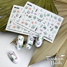 Fashion Nails Слайдер-дизайн белый W101