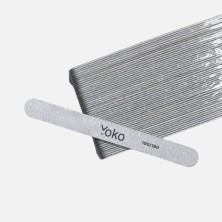 Yoko Одноразовая пилка на деревяной основе, 13.2 см, 100/180 (50 шт)