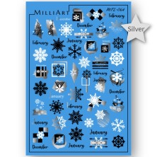 Слайдер-дизайн MilliArt Nails Металл MTL-064