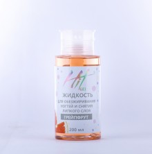 HIT gel, Жидкость для обезжиривания ногтей и снятия липкого слоя с ароматом грейпфрута, 200 мл