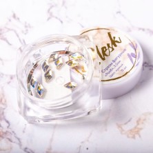 Blesk, Стразы фигурные "Ромб", цвет лунный 3*5 мм (10 шт)