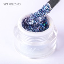 HIT gel, Гель-лак "Sparkles" №03, 5 мл