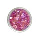 Пайетки круглые - камифубуки 1,8 мм (прозрачный розовый)