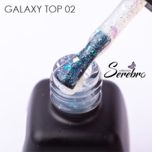 Serebro, Топ без липкого слоя "Galaxy top" для гель-лака №02, 11 мл