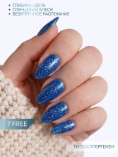 HIT gel, Гель-лак "Shine" №07 Shine Blue, 9 мл