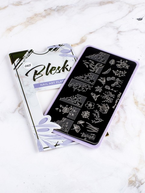 Blesk, Пластина для стемпинга №065, 6*12 см