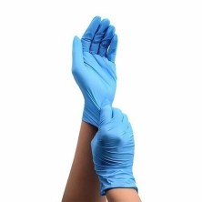 MediOk Перчатки одноразовые нитриловые Голубые, размер L (100 шт)