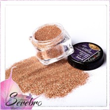 Serebro, Голографический блеск №04, цвет медь, помол 1/256, 5 мл