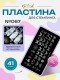 Blesk, Пластина для стемпинга №067, 6*12 см