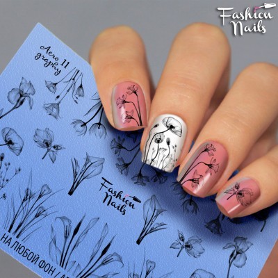 Слайдер-дизайн Fashion Nails, AEROgraphy №11