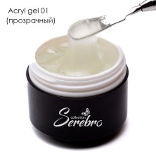 Serebro, Акригель №01, цвет прозрачный, 45 мл