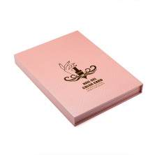 Книга-палитра для демонстрации оттенков на 216 цветов (розовая)