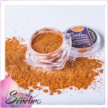 Serebro, Пигмент-втирка "Металлик", цвет терракотовый, 0,3 г.