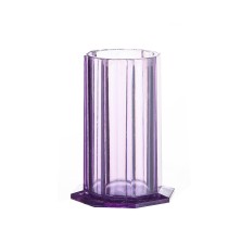 Подставка-стакан для кистей и инструментов "Грани", фиолетовый