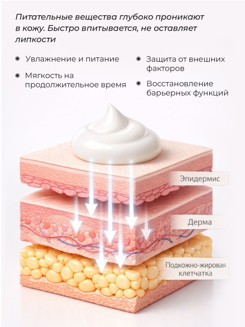 Serebro, Питательный крем для рук с эффектом жидкой перчатки, запах Манго, 100 мл (Витамины А, Е)