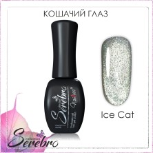 Serebro, Гель-лак Кошачий глаз "Ice cat", 11 мл
