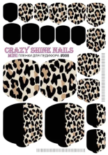 Crazy Shine Nails Плёнка для педикюра № 008